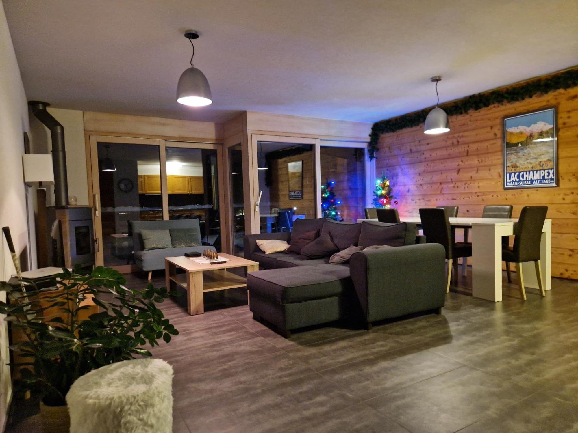 Superbe Appartement Champex-Lac Avec Piscine Et Sauna Exterior photo